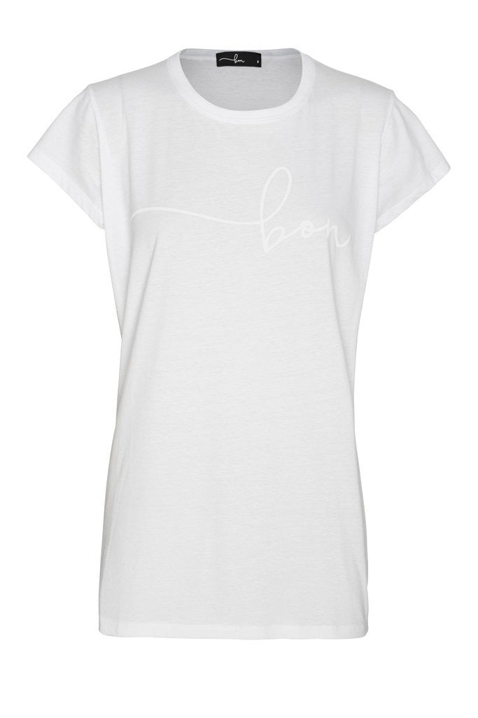 bon Crew Tee  |  white