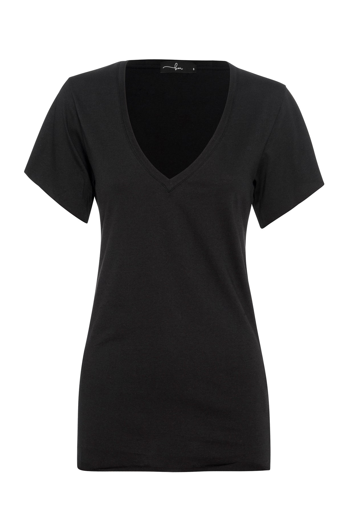 Hey Hottie! Deep V  |  vintage black