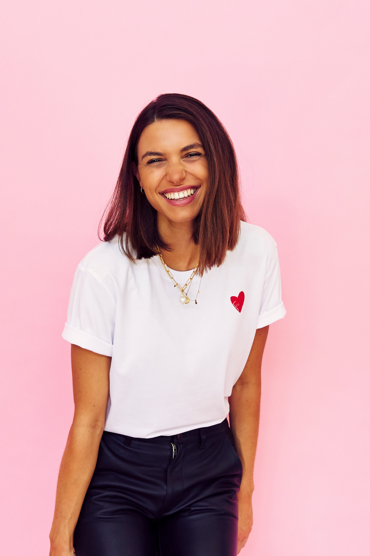 hibon boyfriend tee - white