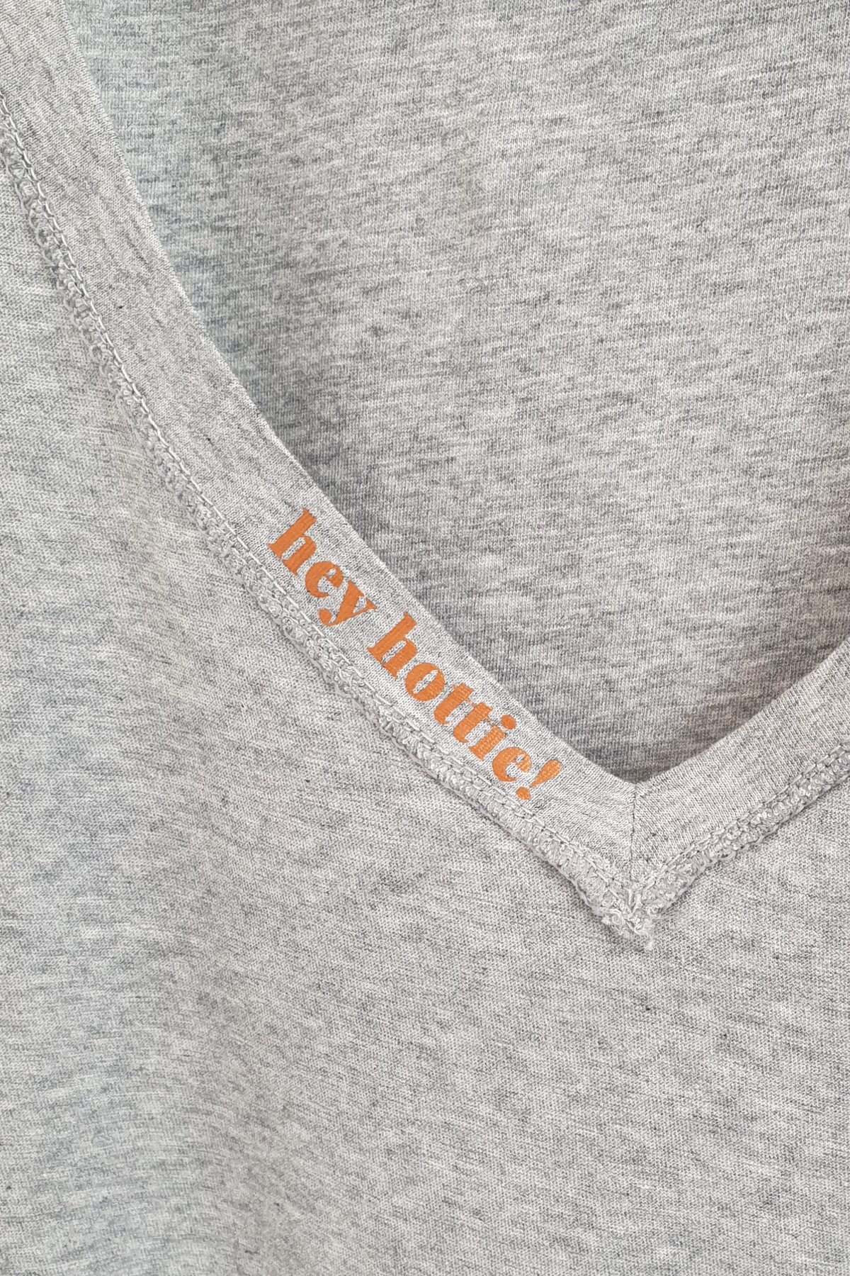 Hey Hottie! Deep V  |  marle grey